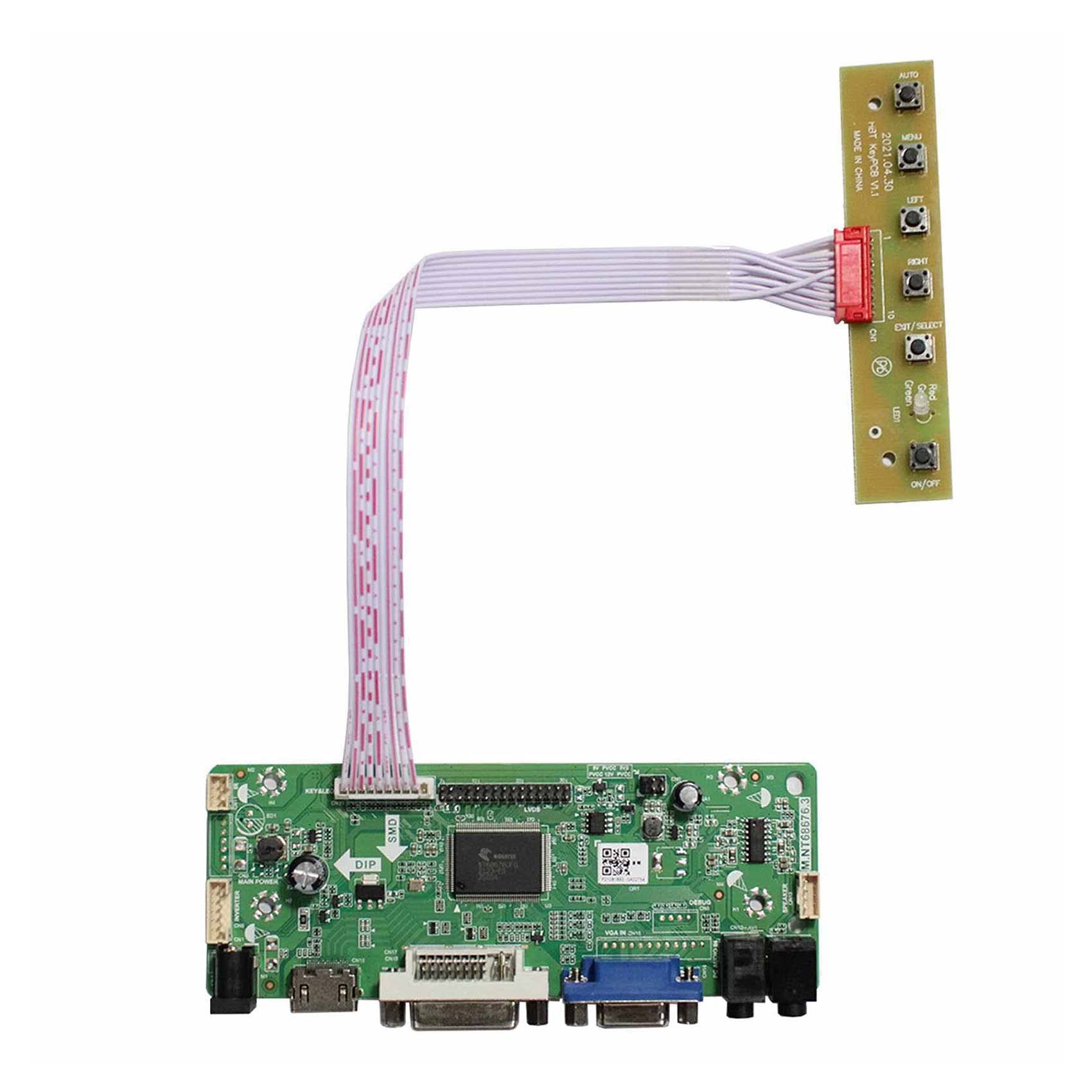 VSDISPLAY DVI VGA Audio LCD Controller Board Fit for 17 inch 4:3 1280X960 DV170YGZ-N10 DV170YGM-N10