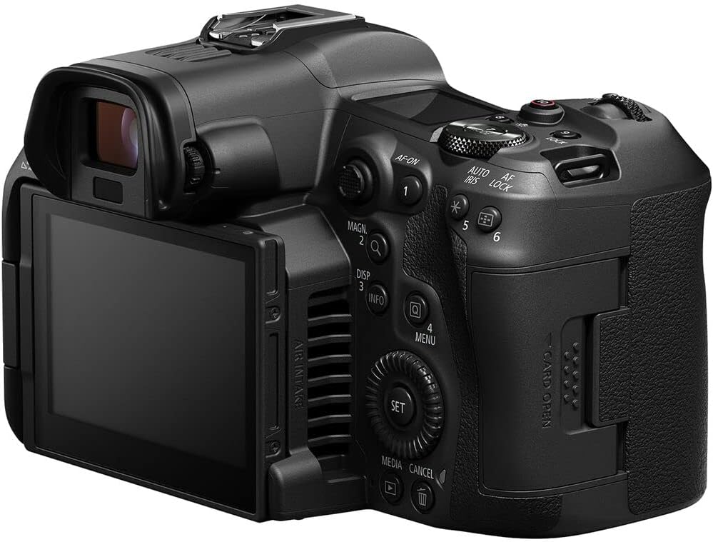 Canon EOS R5 C Mirrorless Cinema Camera with Tripod (5077C002) Bundle | For Photography & Video + Card Reader + Hand Strap + Charger + Photo Software + More