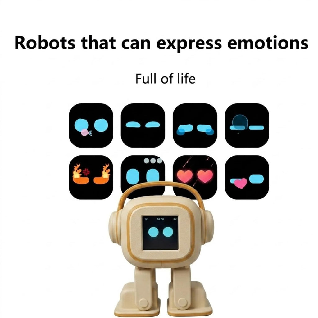 AI Chatbot | Emotional Interaction, Singing and Dancing, Emojis, Voice Control, Personalization, Companion, (Black)