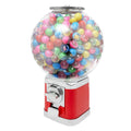 Vending Machine, Big Capsule Vending Candy Gumball Machine, Large Load Capacity Gumball Bank, Gumball Dispenser Commercial Vending Machines for Game Stores Retail Stores Home (Red)