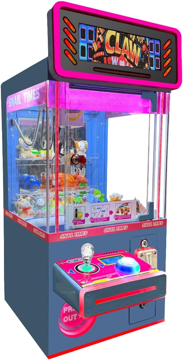 CREATIVE ARCADES Mini Kid Friendly Toys Size Claw Machine- 15.5" W x 15.5" D x 34.5" H
