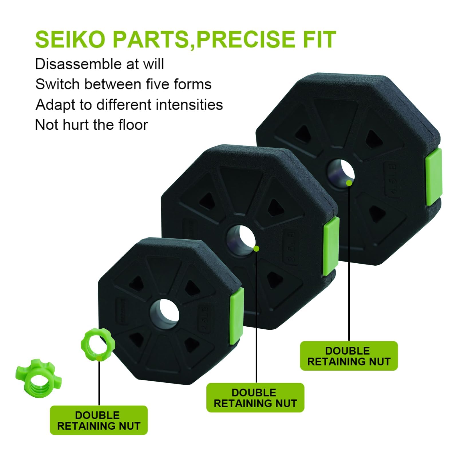 Adjustable Weight Set 66/88 Lbs, 4-in-1 Dumbbell Set and Barbell Weight Set for Home Gym, Converts to Kettlebell & Push-Up Stand, Free Weights Dumbbells Set for Men & Women Full Body Workout