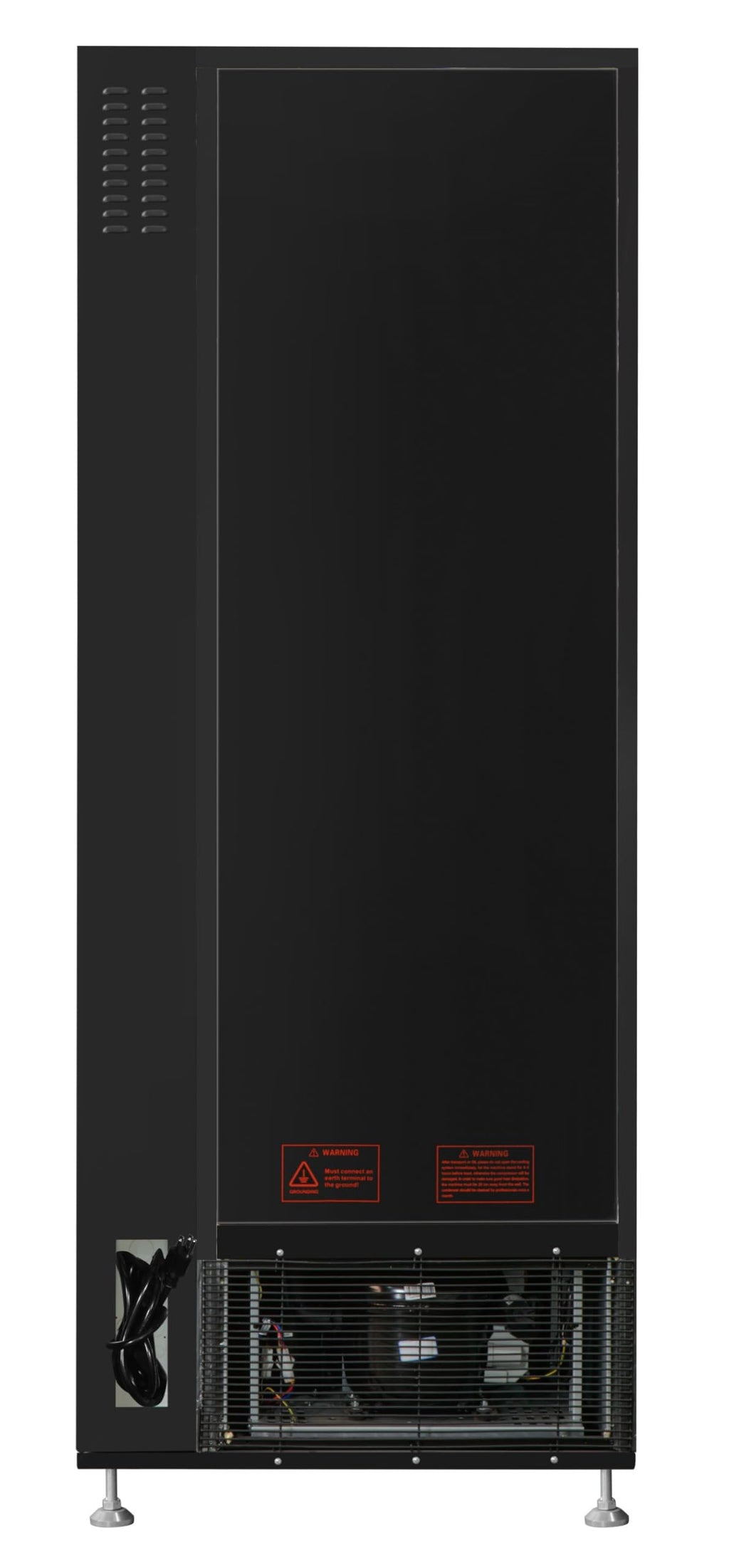 KoolMore Refrigerated Snack Vending Machine with 36 Slots Featuring a Credit Card Reader and Coin/Bill Acceptor in Black (KM-VMR-30-BCR)