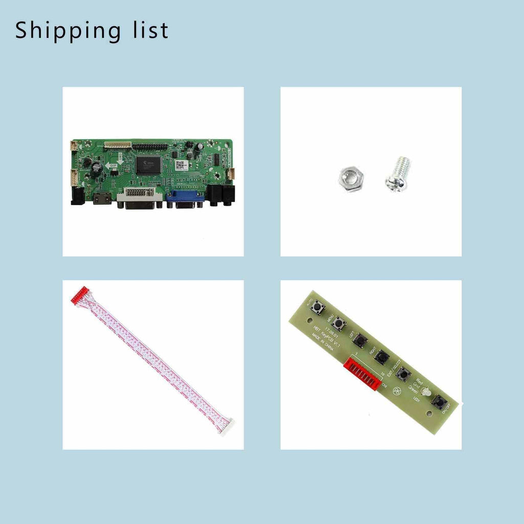 VSDISPLAY DVI VGA Audio LCD Controller Board Fit for 17 inch 4:3 1280X960 DV170YGZ-N10 DV170YGM-N10