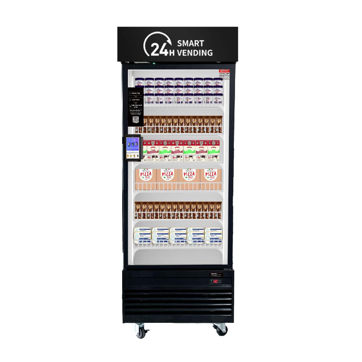 Smart Combo Vending Machine for Business with AI Technology Vending Machine for Sale, Card Reader & App Control Refrigerated Commercial US-360