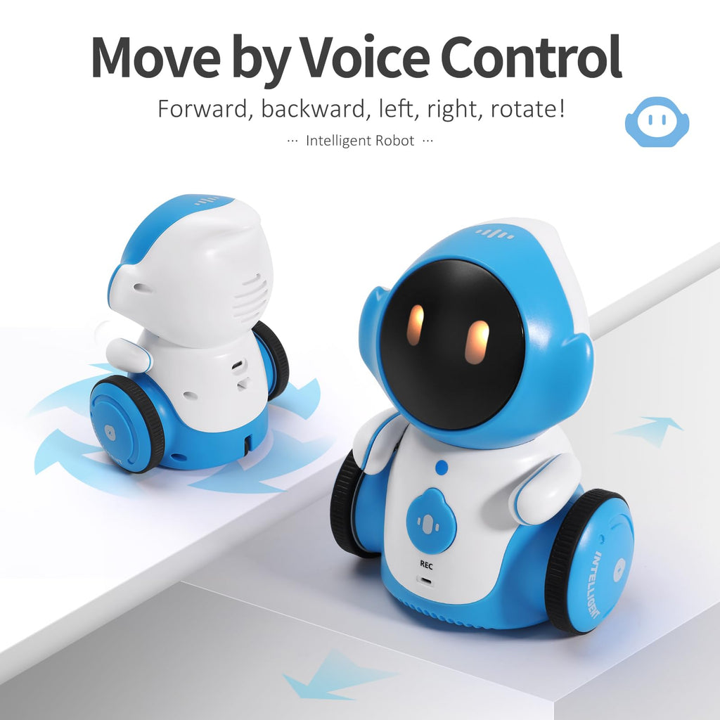 GILOBABY Interactive Robot for Kids Ages 3-8 – Rechargeable with Voice Control & Playback Mode – Educational Toy that Sings, Dances and Touch Control