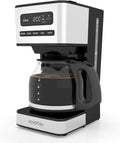 REVOTRA 12 Cup Programmable Coffee Maker, Hot and Iced Coffee Makers, Regular & Strong Brew Drip Coffee Machine, 1-4 Cup, 24H Timer, Auto Shut-Off, Keep Warm, Pause & Serve