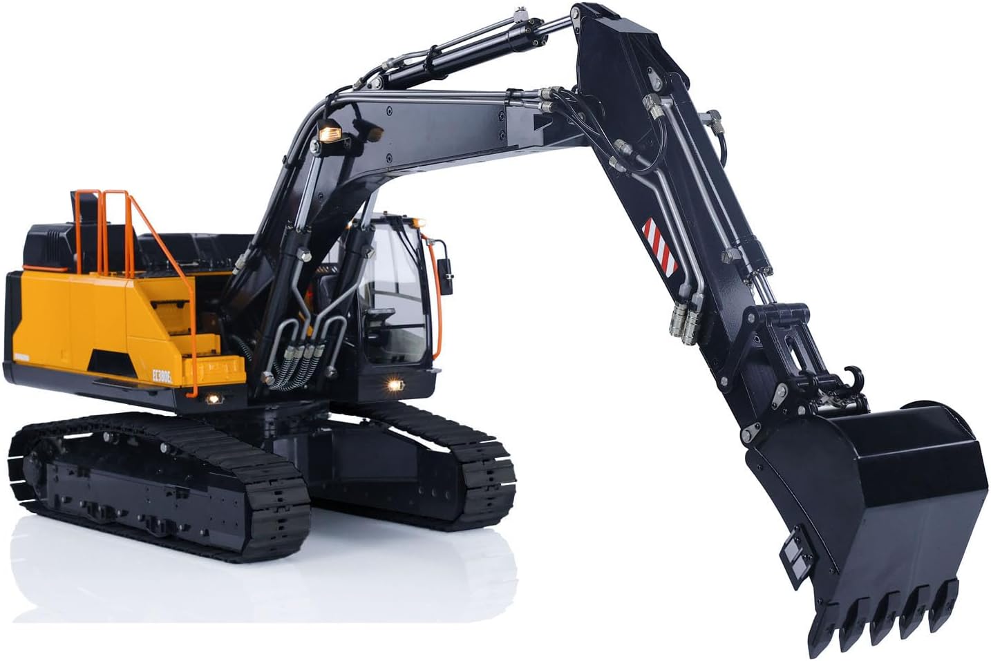 TOUCAN RC HOBBY 1/14 Remote Control Hydraulic Excavator EC380 2.4G 9CH RC Diggers Assembled Model Claw Ripper Construction Car Machine for Adult