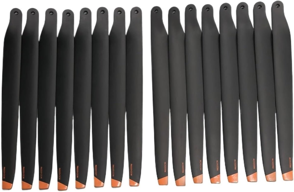 Compatible for DJI, T100 62 Inch Carbon Propeller Set | Propeller set, 62 inch, 8 pairs, CW/CCW, carbon fiber, T100, agricultural drone(2 Set T100)