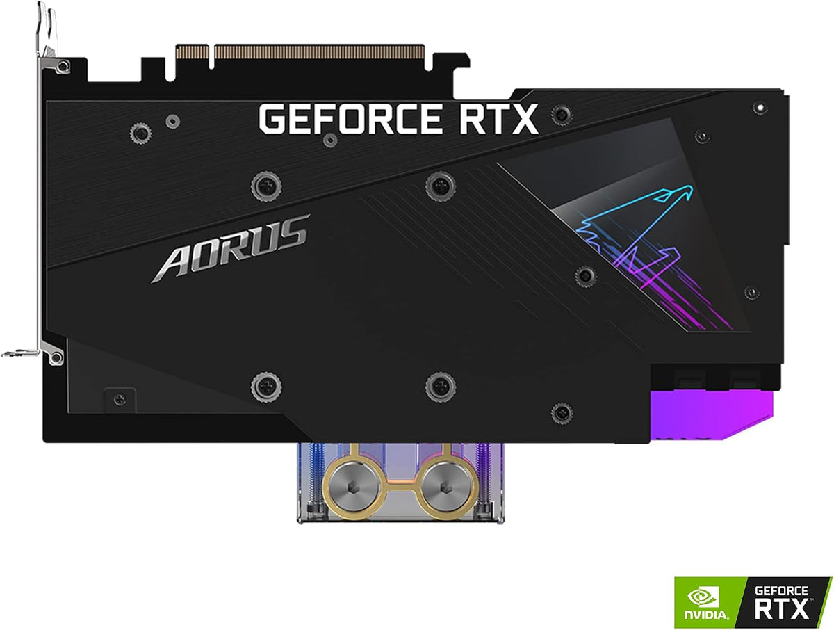 GIGABYTE AORUS GeForce RTX 3080 Ti Xtreme WATERFORCE WB 12G Graphics Card, Waterforce Water Block Cooling System, 12GB 384-bit GDDR6X, GV-N308TAORUSX WB-12GD Video Card