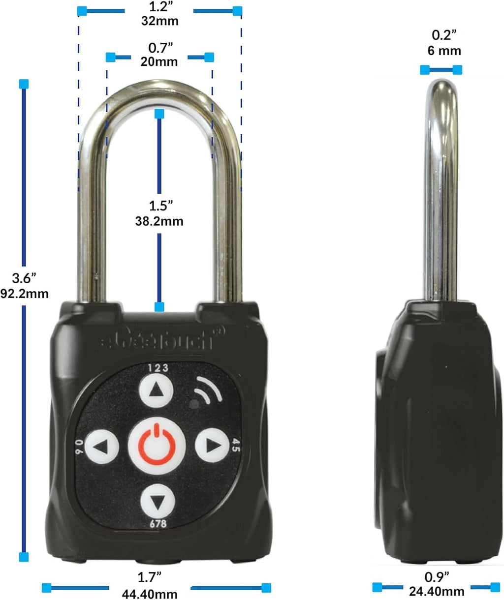 Smart Mini Padlock (Silver) - Single
