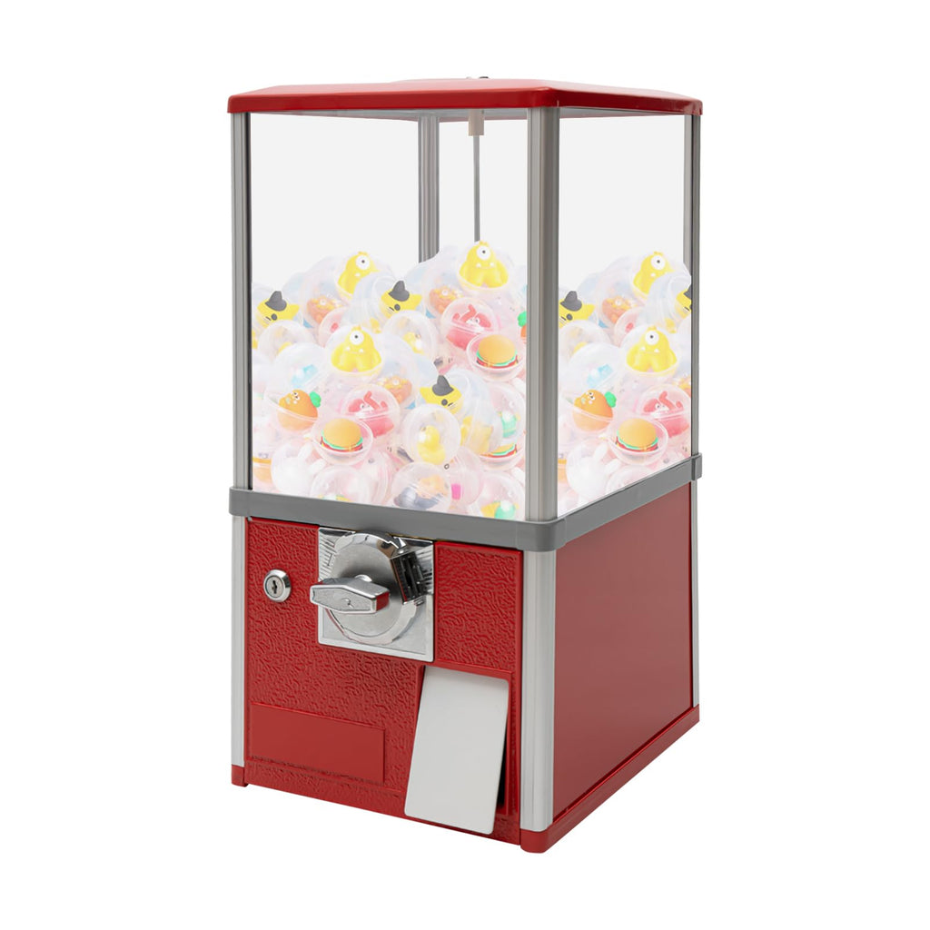 25-Cent Commercial Vending Machine, Capsule Toys Candy Bulk Gumball Device (Blue) | Operated Capsule Vending Machine for Arcades, Retail Stores and Small Business