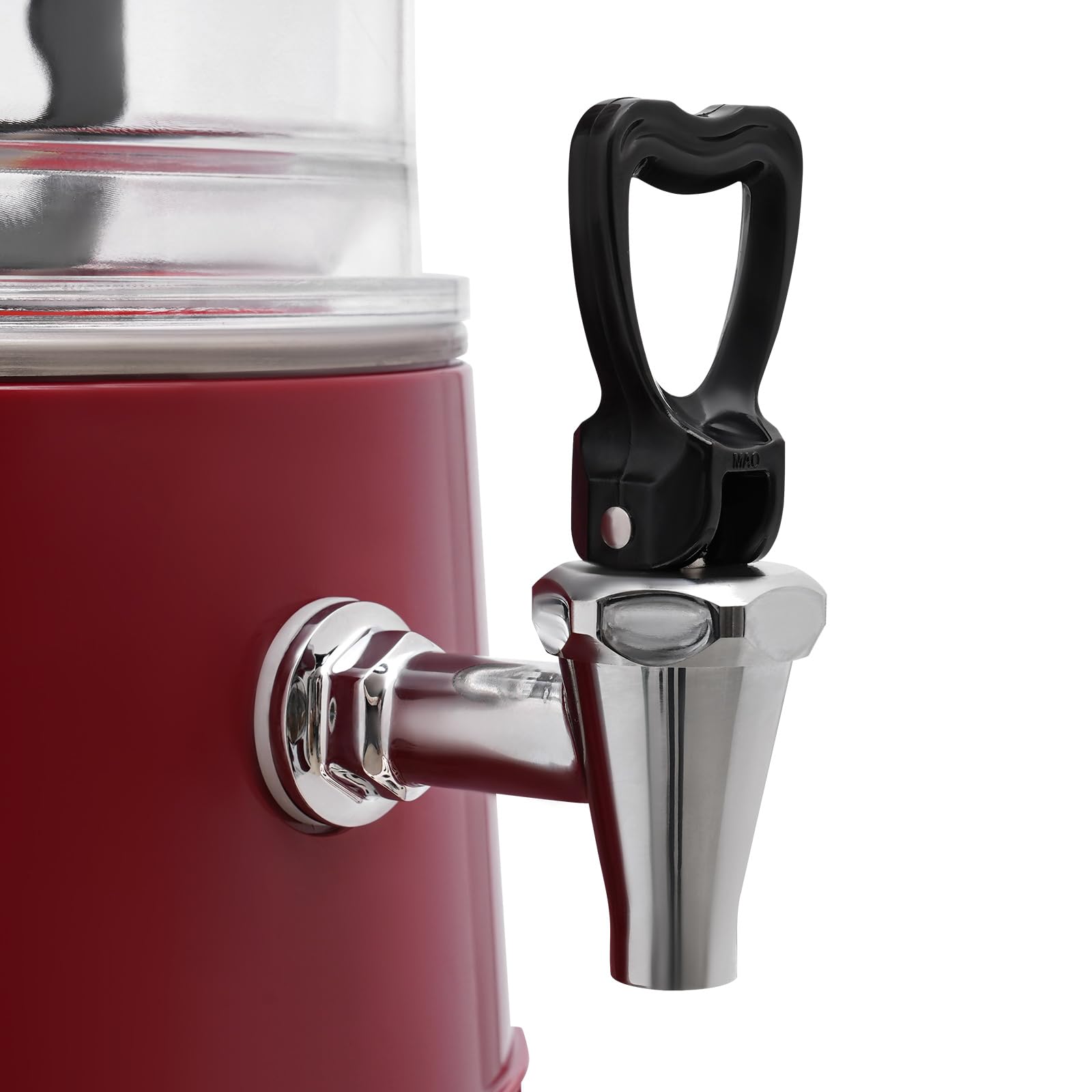 Commercial Hot Chocolate Machine Maker and Dispenser 110V 400W 5L(1.32Gal) Electric Hot Chocolate Dispenser Beverage Warmer with LED Display, 86-194°F for Heating Coffee, Milktea, Soy Milk