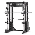 RitKeep PMAX-5600 Pro Heavy-Duty Smith Machine Squat Rack with 320 LB Weight Stacks, 6-in-1 Multi-Function Home Gym System, Dual Cable Crossover and 2000 LB Capacity for Full-Body Strength Training