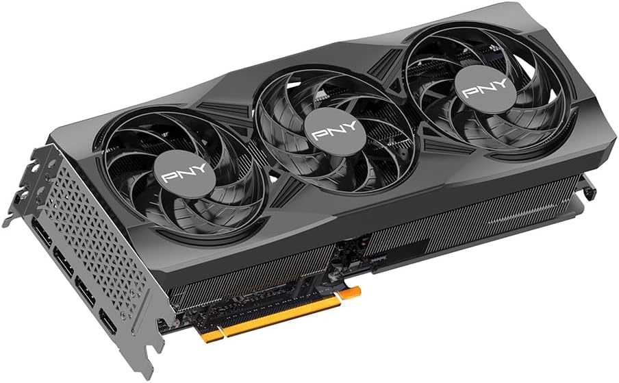 PNY NVIDIA GeForce RTX™ 5070 Ti OC Triple-Fan Graphics Card | 16GB GDDR7, 256-bit, Boost Speed: 2572 MHz, PCIe® 5.0, HDMI®/DP 2.1, 2.98-Slot, NVIDIA Blackwell Architecture, DLSS 4.5
