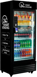 HAHA Smart AI Vending Machine for Business, Multi-Item Combo Vending with APP Management & Cashless Payment, Refrigerated Beverage US620-528 Bottles