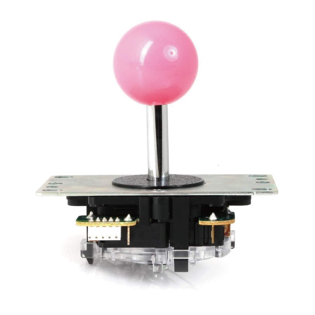 SANWA JLF-TP-8YT Joystick Red Original - for Arcade Jamma Game 4 & 8 Way Adjustable, Compatible with Catz Mad SF4 Tournament Joystick (Red Ball Top), Use for Arcade Game Machine Cabinet S@NWA