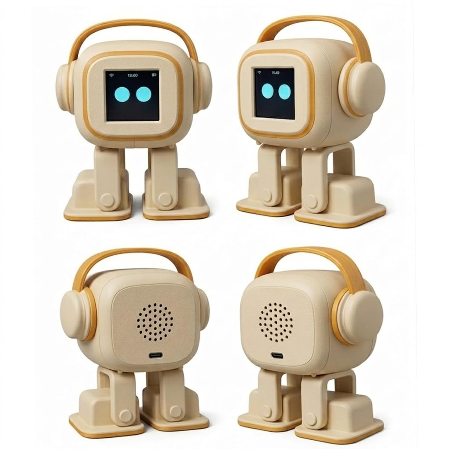 AI Chatbot | Emotional Interaction, Singing and Dancing, Emojis, Voice Control, Personalization, Companion, (Black)