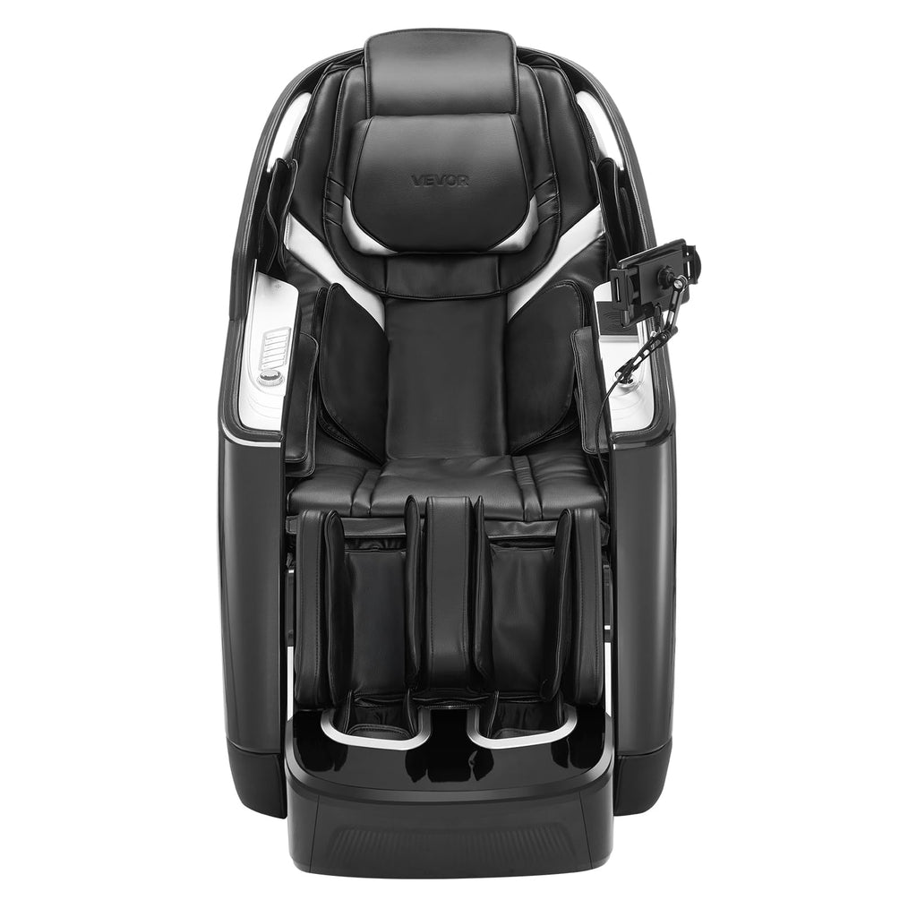 VEVOR Massage Chair - Full Body Zero Gravity Recliner with Multi Auto Modes, 3D Shiatsu, Heating, Bluetooth Speaker, Airbag, Foot Roller, and Touch Screen