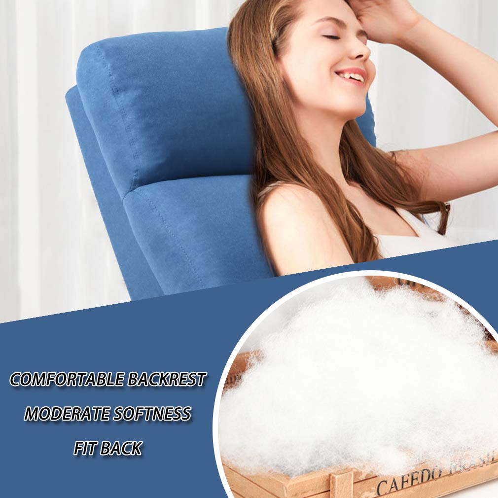 BestMassage | Recliner Chair | with 2 Point Massage Function | Pu Brown | with Lumbar Support, Adjustable Push Back, Footrest & Padded Seat | Easy Assembly | for Living Room, Home Theatre