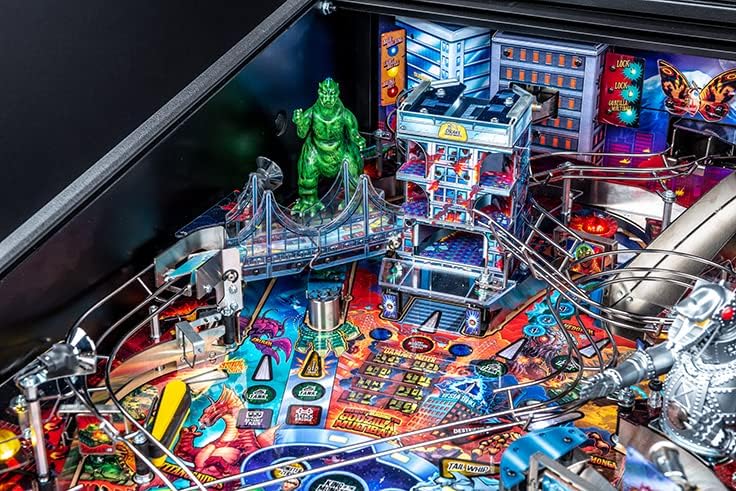 Stern Pinball Godzilla Arcade Pinball Machine with Insider Connected, Premium Edition