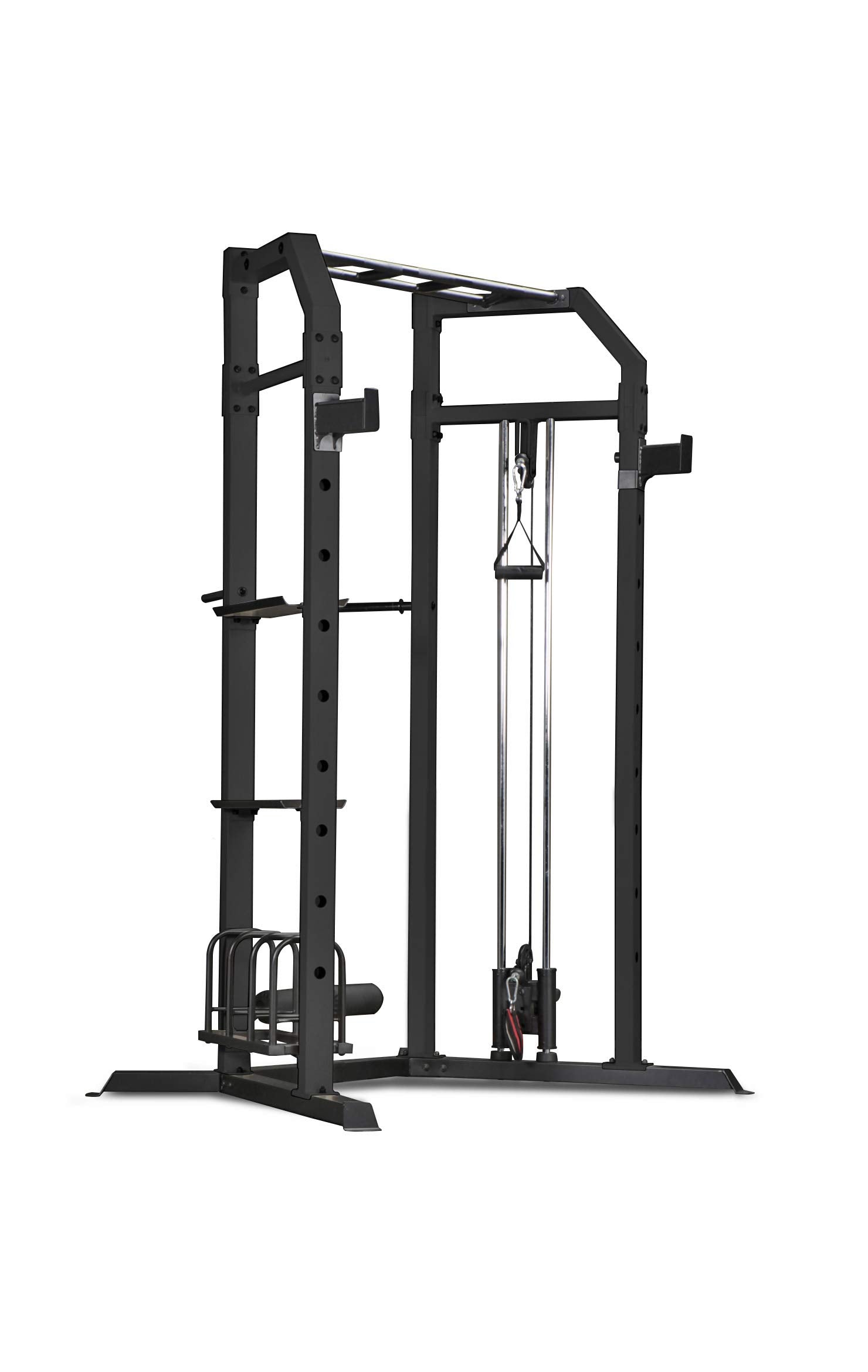 Marcy Strength Training Home Gym Cage with Pulley System for Weightlifting, Bodybuilding, Full Body Workout Equipment for Home Exercise