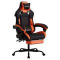 Gaming Chair with Massage,Ergonomic PC Gaming Chair with Footrest Comfortable Headrest and Lumbar Support, High Back, 300LBS (Grey)