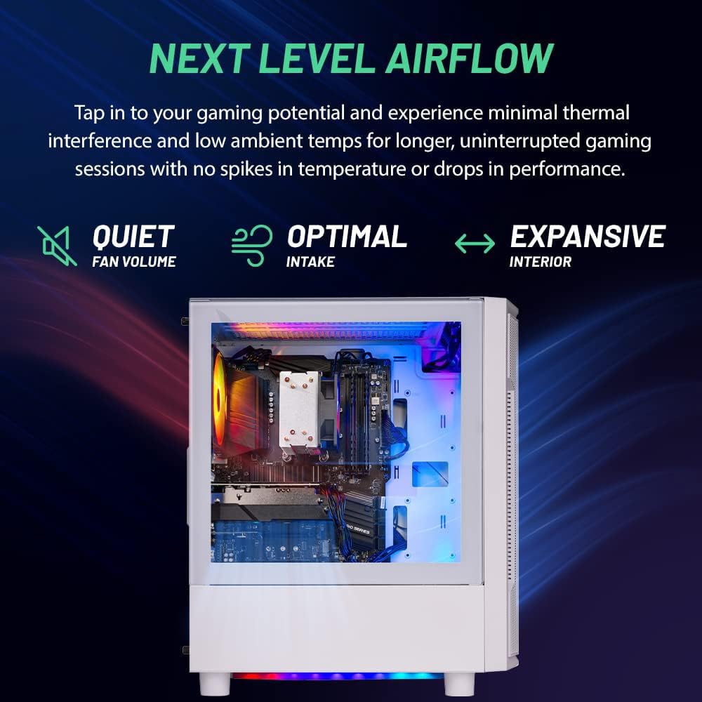 Skytech Gaming Rampage Gaming PC, Ultra 7 U7 265F, RTX 5060 Ti 8GB | 32GB DDR5 RAM 6000, 1TB Gen4 NVMe M.2 SSD, Windows 11, 850W GOLD ATX 3 PSU, 360 ARGB AIO , Wi-Fi 6, Desktop