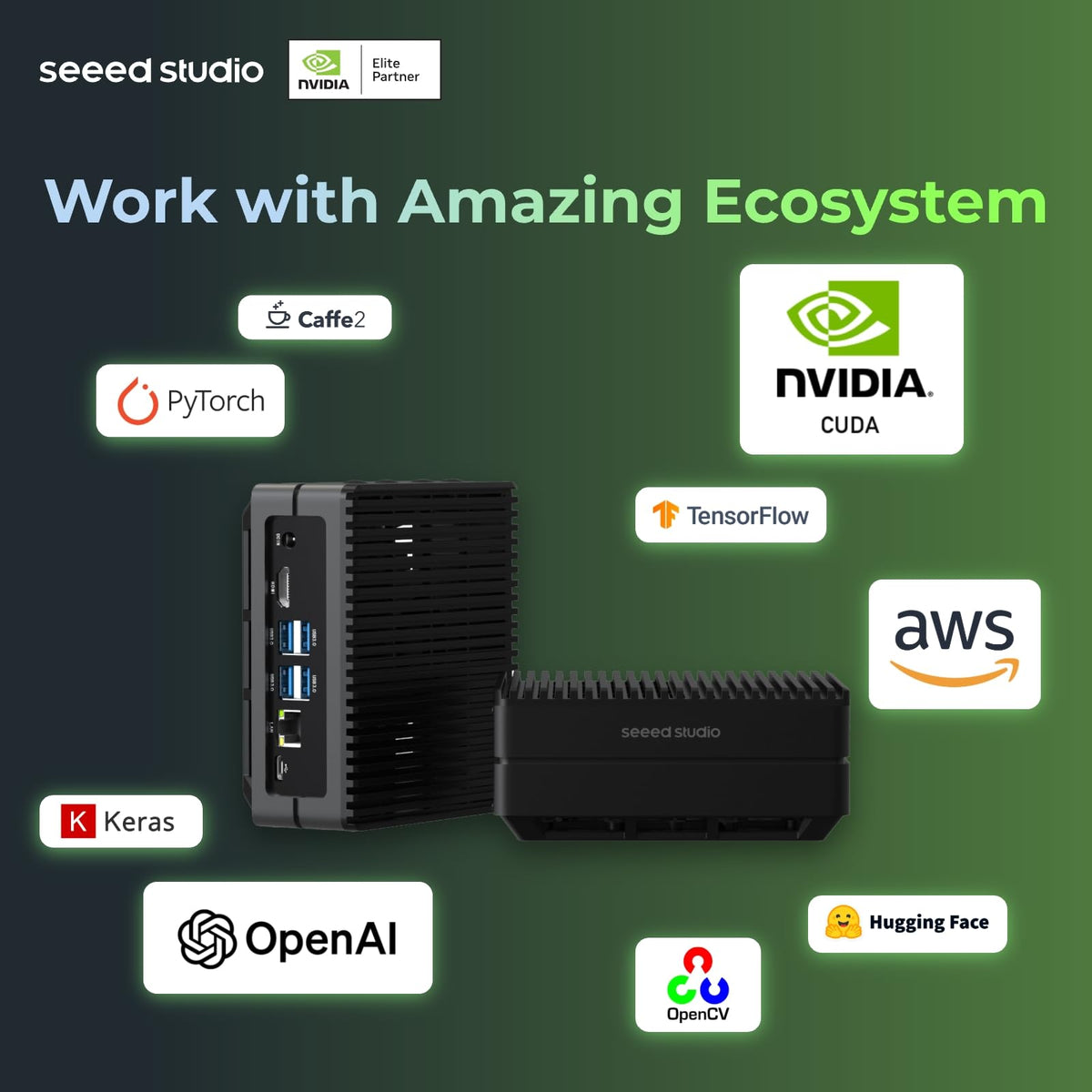 reComputer Super J4012 - Advanced Edge AI Computer with NVIDIA Jetson Orin NX 16GB