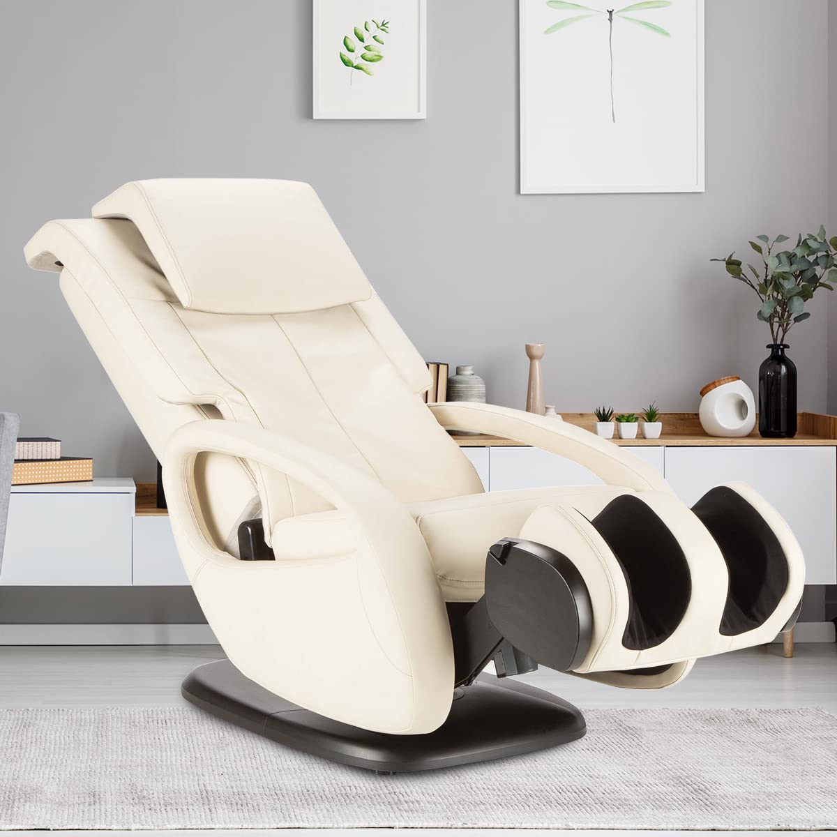 Human Touch WholeBody 7.1 Swivel-Base Full Body Relax and Massage Chair - Perfect for Home Relaxation and Stress Relief | Warm Air Heating | Customizable Massage | Retractable Ottoman | Espresso Color, 7.1"
