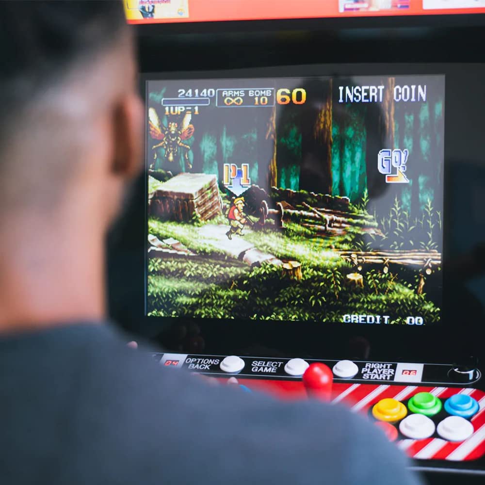 UNICO MVSX Home Arcade, Preloaded 50 SNK Licenced Retro Games, Support Two Players to Play Games Concurrently, Including The King of Fighters/Metal Slug and More