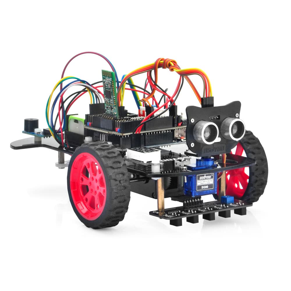 OSOYOO Smart Robot Car kit for Arduino to Learn Programming and Get Hands on Experience of Robotic Assembly for Adults and Youths