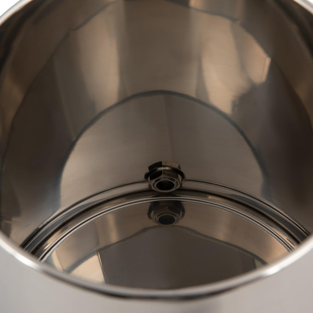 3.4 Gallon Stainless Steel Hot Beverage Drink Dispenser Can, Electric Coffee Urn with Fuel Holder 2-Way Continuous Heating, Tea Water Coffee Chafer Urn with Spigot for Parties Buffet Catering