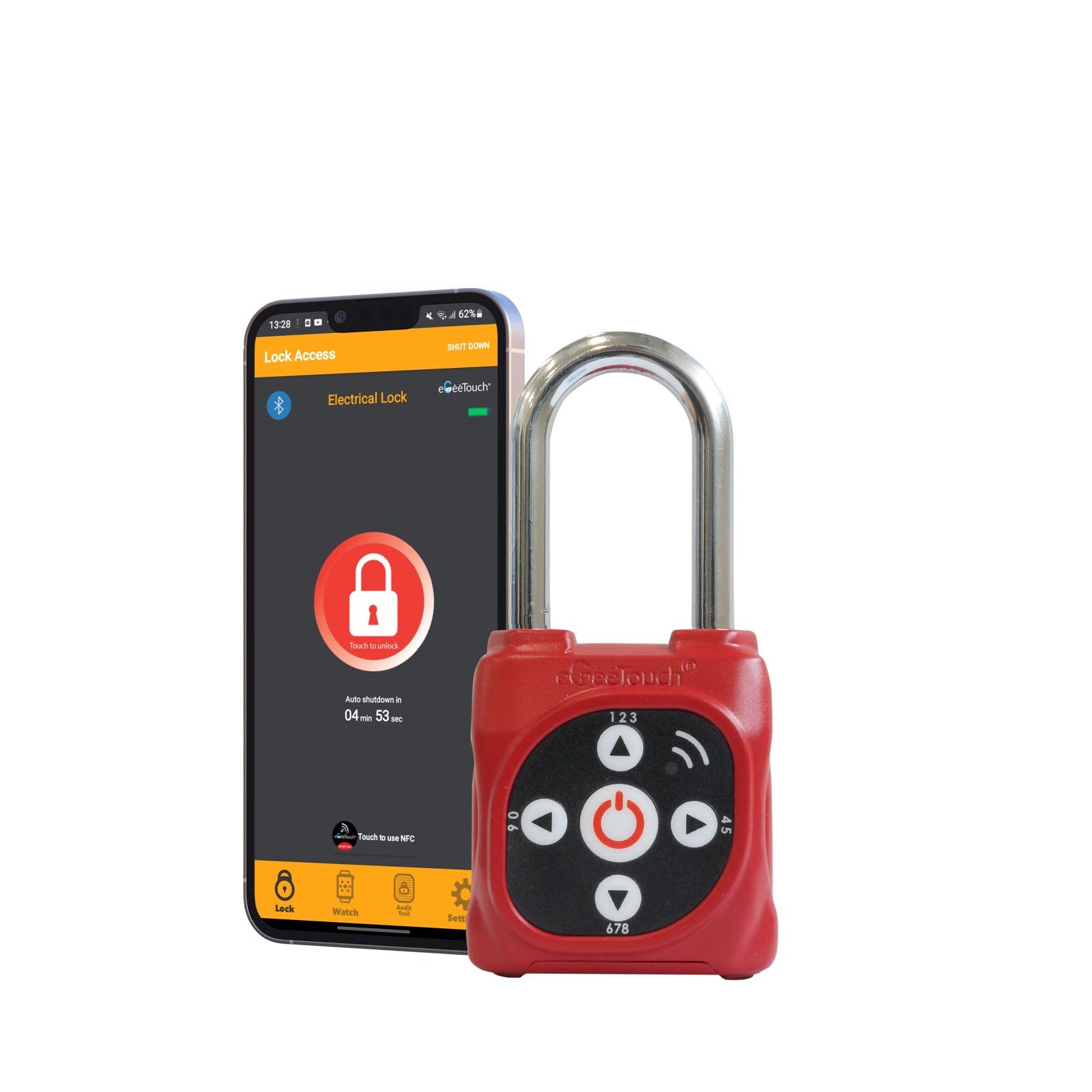 Smart Mini Padlock (Silver) - Single