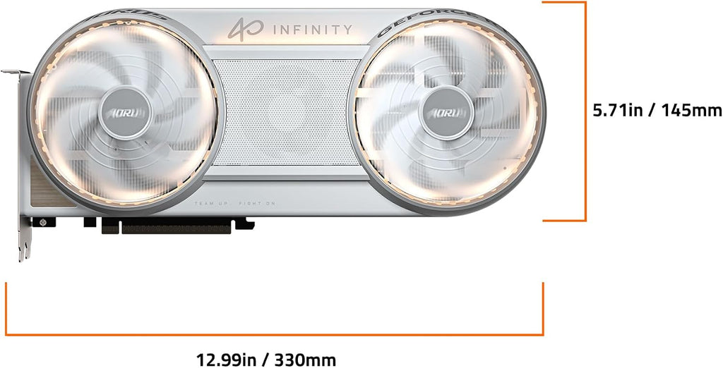 GIGABYTE AORUS GeForce RTX 5080 Infinity Wood 16G Graphics Card, 16GB 256-bit GDDR7, PCIe 5.0, WINDFORCE HYPERBURST Cooling System, GV-N5080AORUSIF WD-16GD Video Card