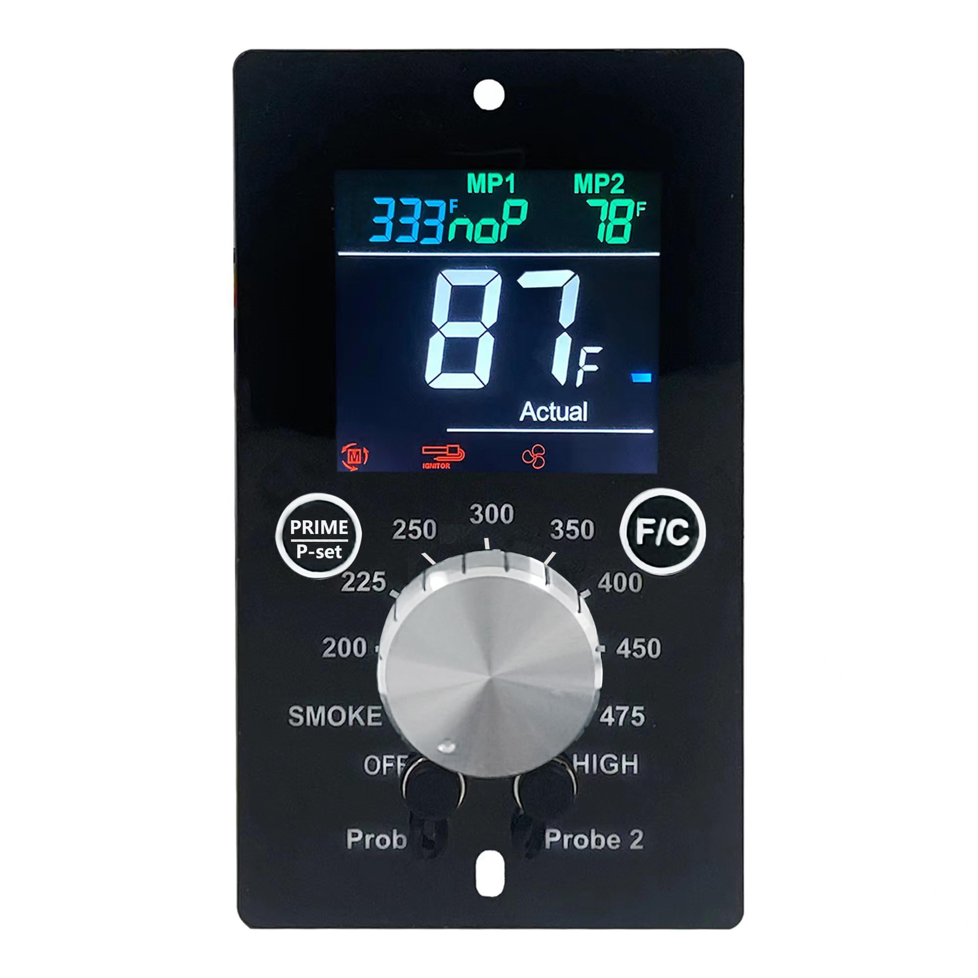 Digital Thermostat Control Board Replacement for Pit Boss Wood Pellet Grills, BBQ Temperature Controller, Compatible with Pitboss P7-340/540/700/1000 with LCD Display