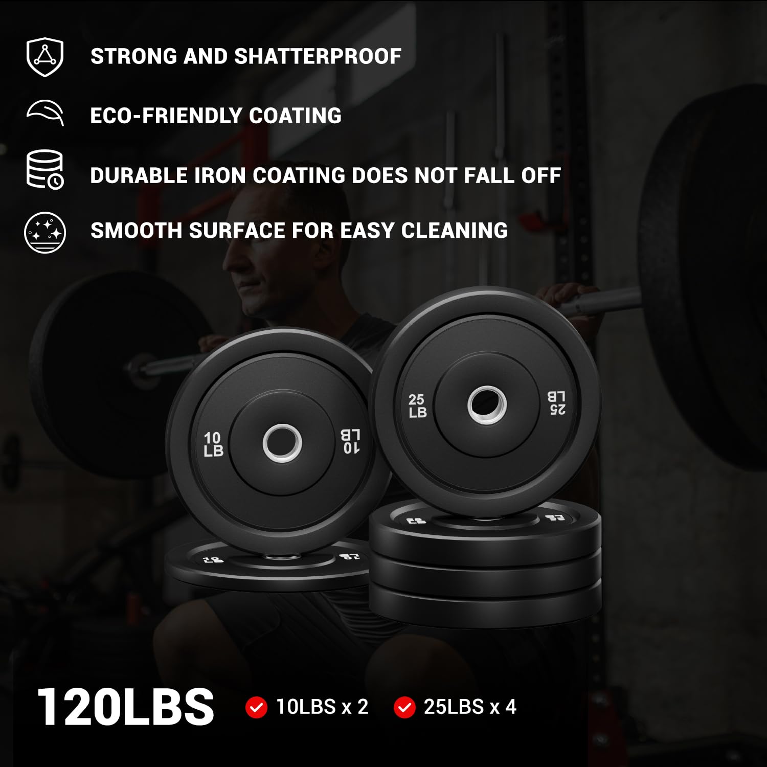 DP01 Power Cage, 2000LBS Squat Rack with with Cable Crossover and Dual Independent Pulley System, Full Cage for Full Body Training, Power Rack with More Training Attachments for Home Gym