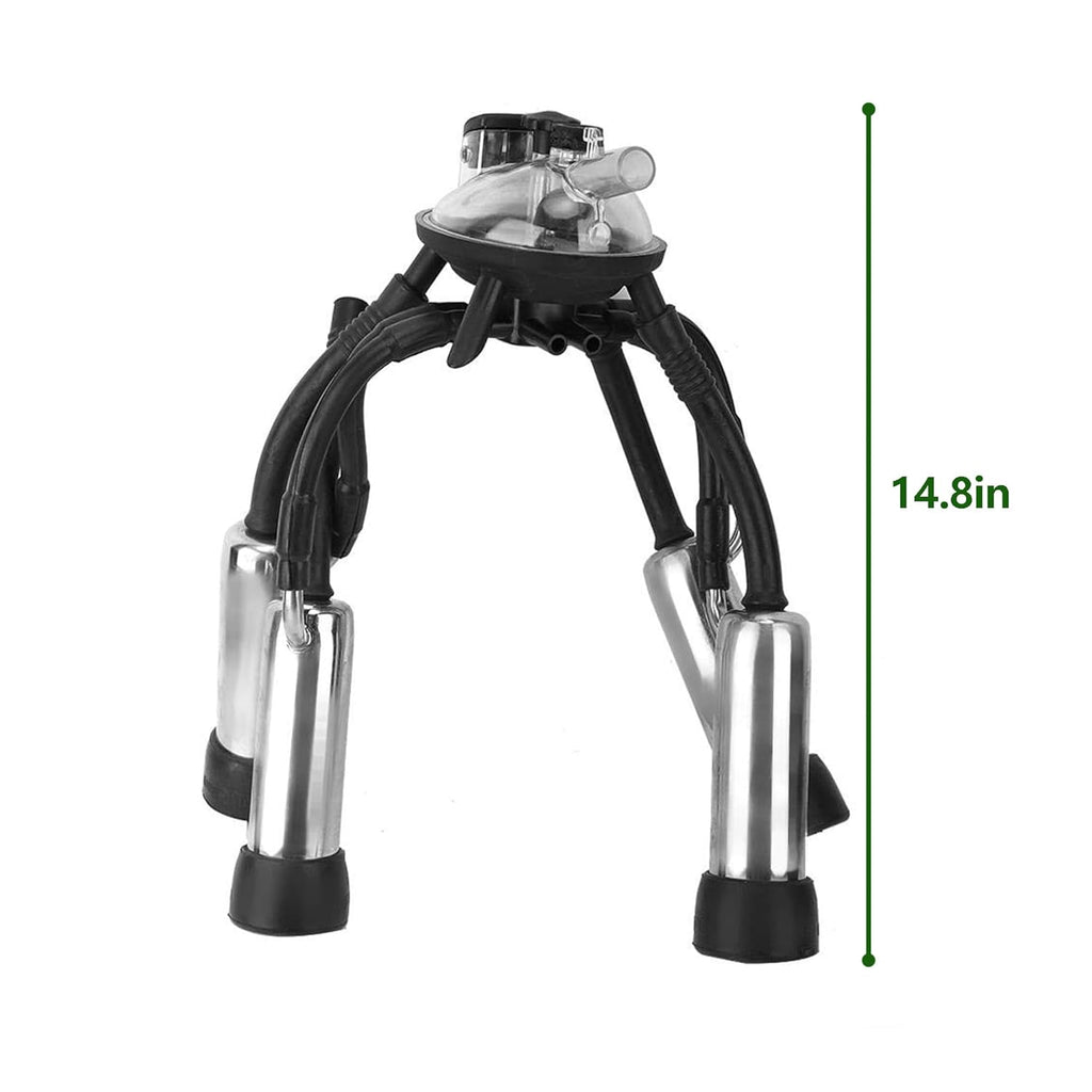 Goat Milking Machine Milker Cups Set : 240CC Goat Milker Machine Milking Claw,Cow Milker Milking Cluster, Goat Milking Machine - Milk Collector Tool for Vacuum Pump Milking Machine