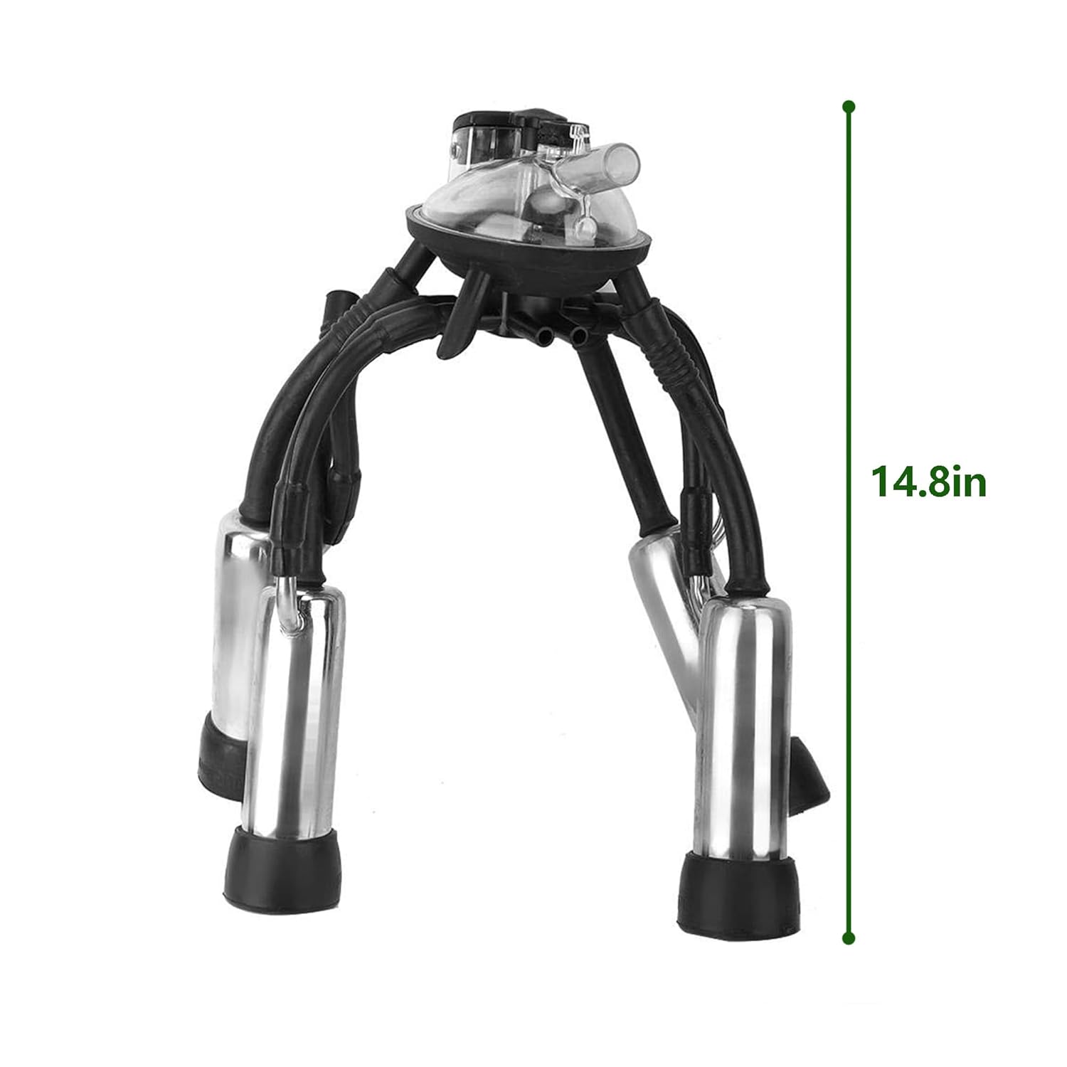 Goat Milking Machine Milker Cups Set : 240CC Goat Milker Machine Milking Claw,Cow Milker Milking Cluster, Goat Milking Machine - Milk Collector Tool for Vacuum Pump Milking Machine