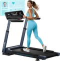 AI-Adaptive Treadmill for Home - Auto Speed & Incline Adjustment, Smart Heart Rate Control, Real-Time AI Running Coach, 5.0HP Motor, 440lb Capacity, Dedicated Bluetooth App, Designed for Beginners