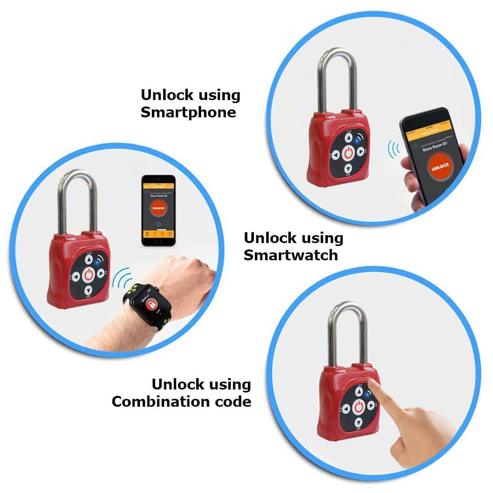 Smart Mini Padlock (Silver) - Single