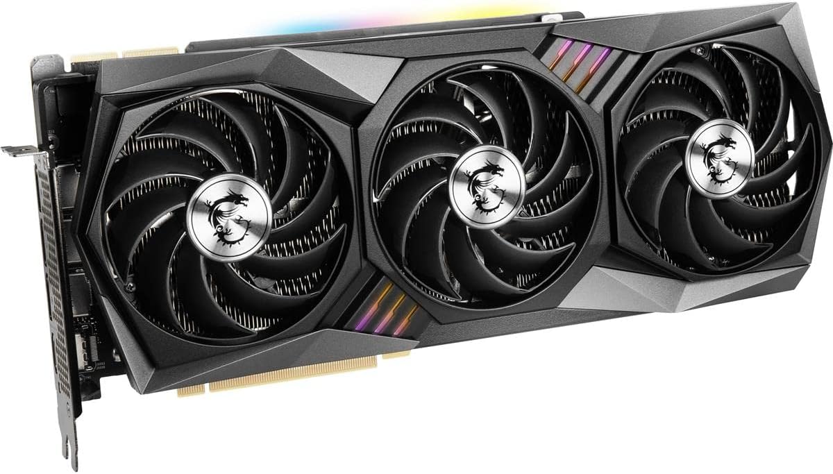msi Gaming GeForce RTX 3090 24GB GDRR6X 384-Bit HDMI/DP Nvlink Tri-Frozr 2 Ampere Architecture OC Graphics Card (RTX 3090 Gaming X Trio 24G)