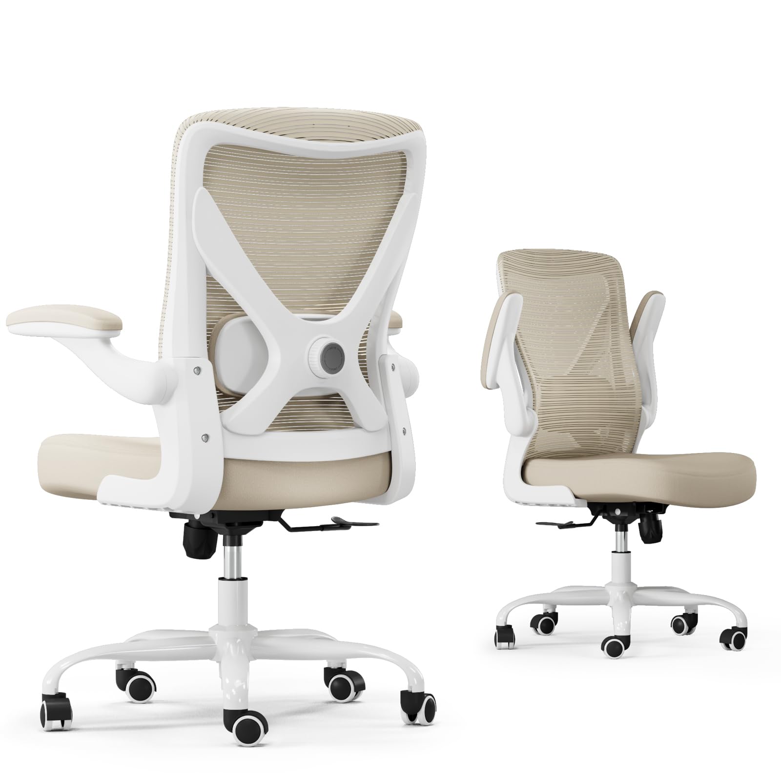 Ergalithic Ergonomic Office Chair - X-Shaped Computer Desk Chairs Comfy, Mesh High-Back Gaming Chair with Adjustable Lumbar Support, Executive Task Chair for Adults, Comfortable for Long Hours