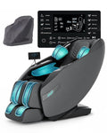 3D Zero Gravity Full Body Massage Chair with Heat, 55" SL-Track, 28 Airbags & 12 Auto Programs, Shiatsu Foot Roller, Black