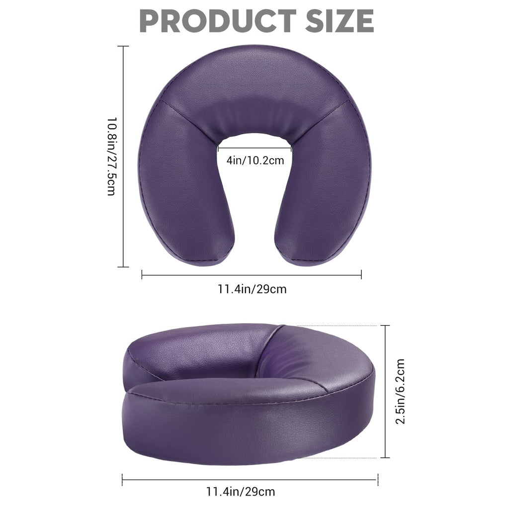 Universal Massage Table Face Cradle & Cushion, Adjustable Massage Chair Spa Bed Headrest & Face Pillow Support, Massage Platform Head Rest Cushion Cradle for Salon Home Mattress Top Massage Kit