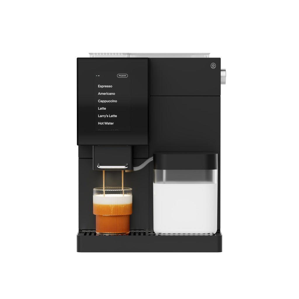 Terra Kaffe Super Automatic Espresso Machine - App-Enabled Coffee Machine - Auto Wake & Sleep - All Milk Types - Roaster-Approved Espresso Settings - Cappuccino Machines for Home - White TK-02
