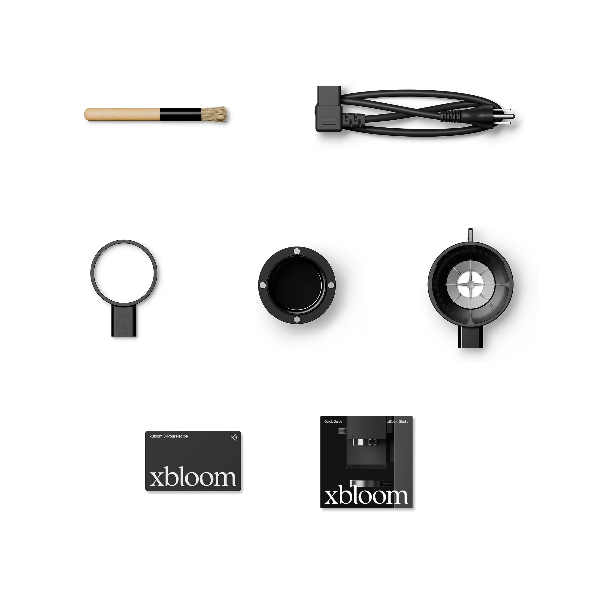 xBloom Studio Coffee Machine – Drip Coffee Maker with Built-in Grinder and Scale, 3 Automation Levels, App Connected Pour Over Coffee Maker for Specialty Coffee Lovers, Sage Green x Gold