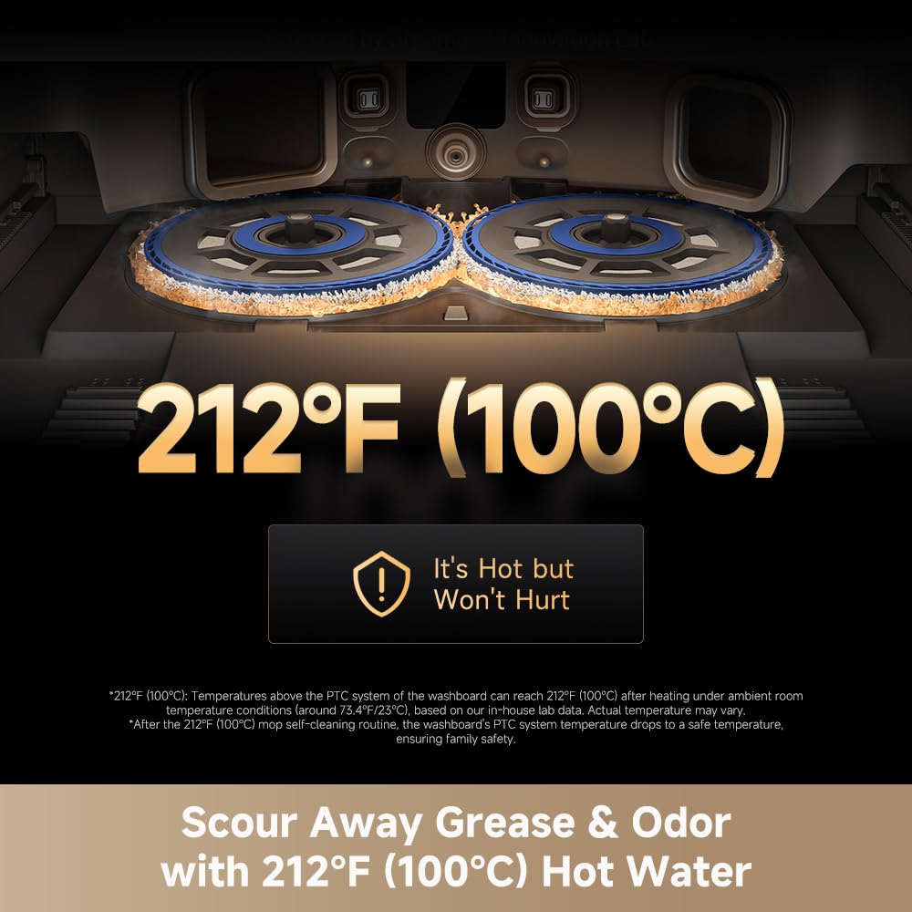 DREAME Matrix10 Ultra Robot Vacuum and Mop, Multi-Mop Switching, 3.14inch Obstacle Clearing, 30,000Pa Suction, Self Empty&Refill, Self-Cleaning, 100% Detangling, 240+ Obstacle Avoidance, Voice Control