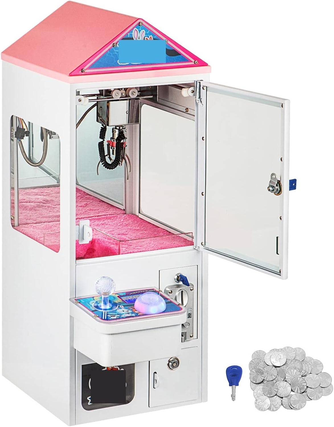 Mini Claw Crane Machine 150W Electronic Claw With LED Lights Candy Plush Toy Grabber Anti-rust Shake-proof Diversified Use