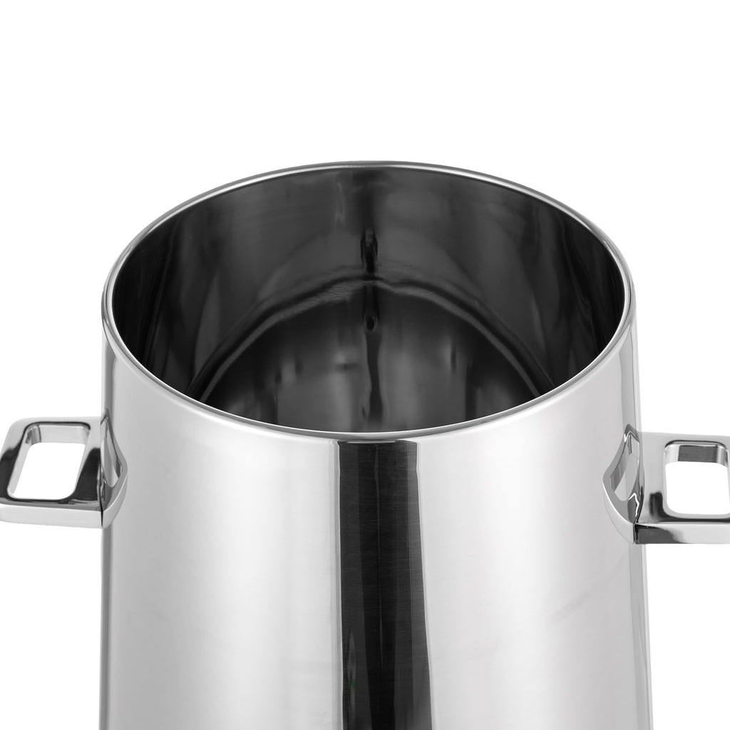 3.4 Gallon Stainless Steel Hot Beverage Drink Dispenser Can, Electric Coffee Urn with Fuel Holder 2-Way Continuous Heating, Tea Water Coffee Chafer Urn with Spigot for Parties Buffet Catering